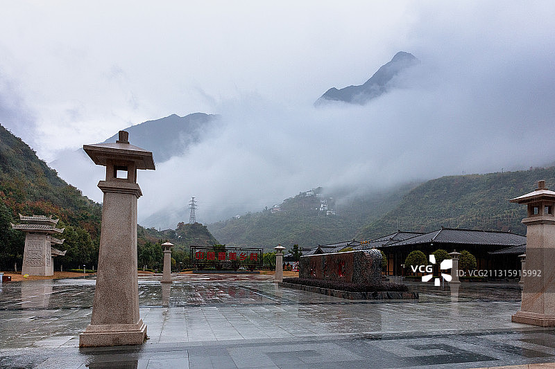湖北省兴山县昭君村，中国古代四大美女之一王昭君故里图片素材