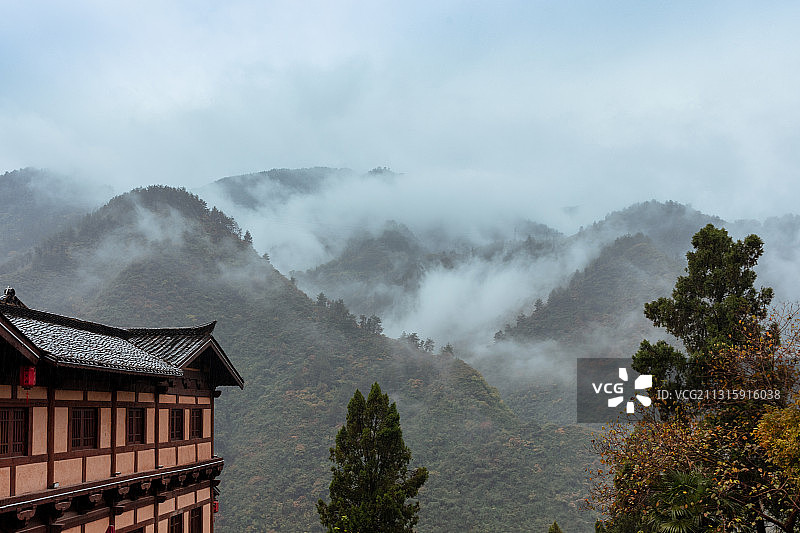 湖北省兴山县昭君村，中国古代四大美女之一王昭君故里图片素材