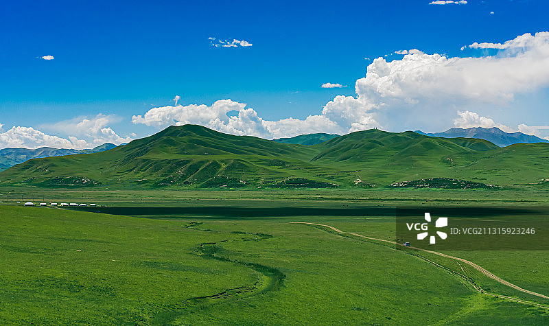 甘南秘境甘加草原图片素材