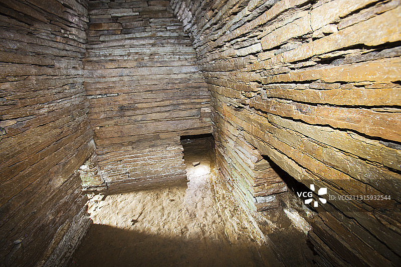 柯克沃尔附近的库温石室墓：古老的墓葬图片素材