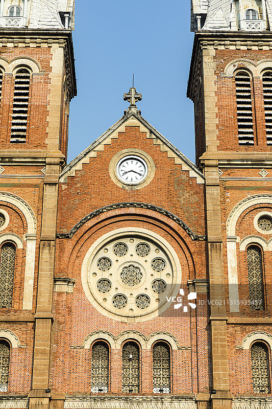 越南胡志明百年大教堂图片素材