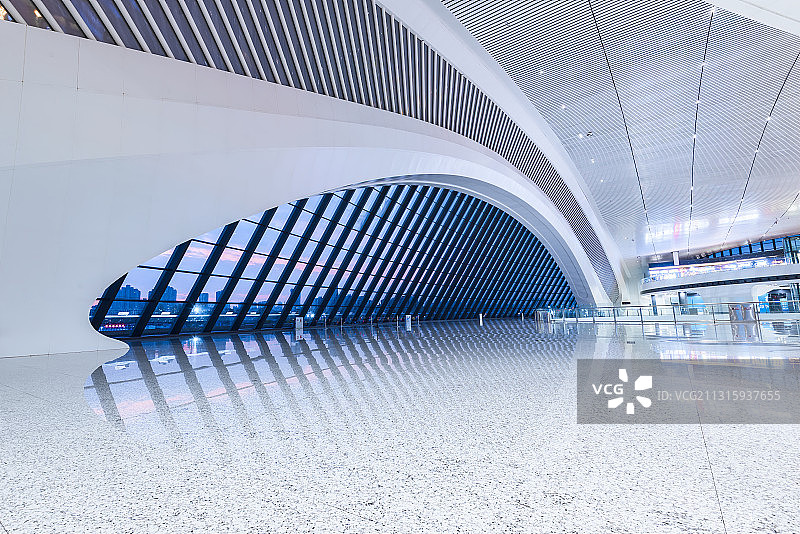 重庆市沙坪坝区-重庆火车西站内部图片素材