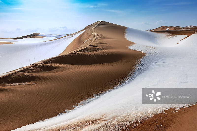 沙漠雪图片素材