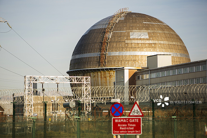 英国西坎布里亚郡西斯凯尔附近的塞拉菲尔德核电站图片素材