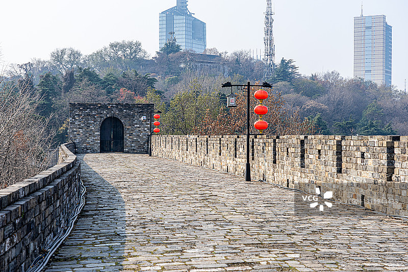 中国江苏省南京市明城墙图片素材