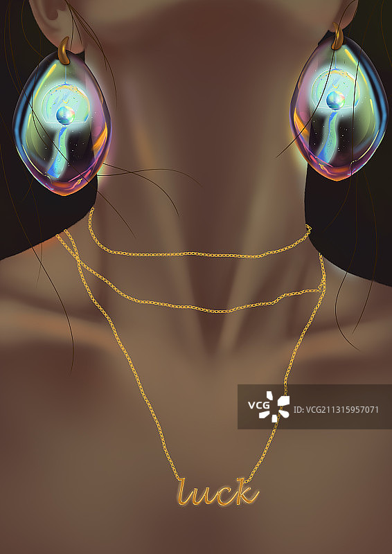 送你一个耳环图片素材