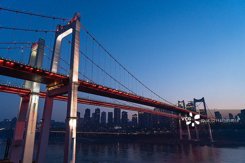 鹅公岩大桥图片素材