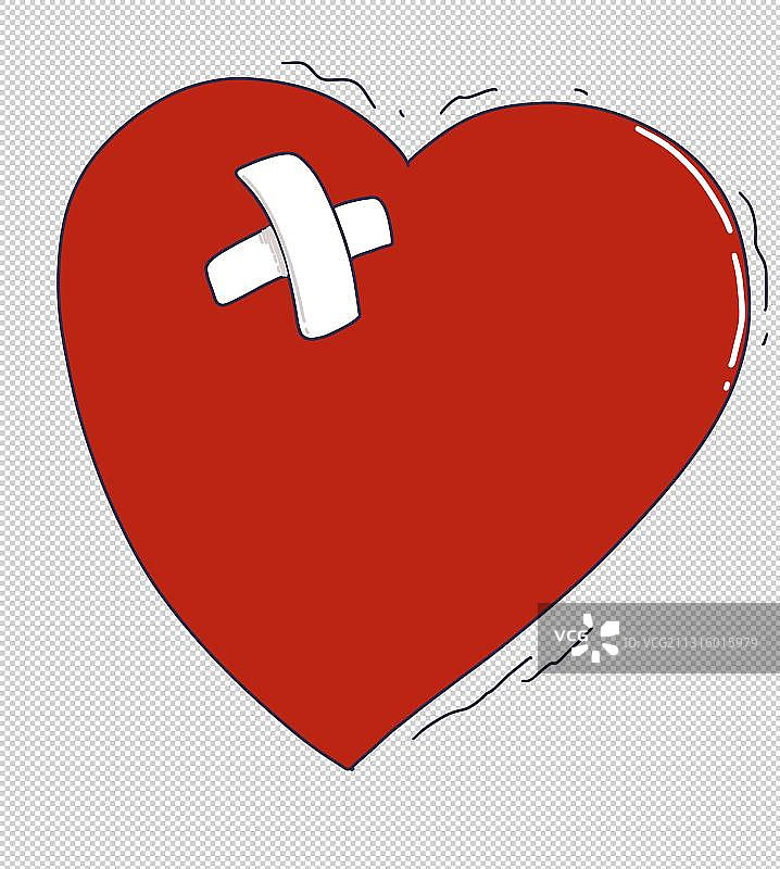 元素：受伤的心图片素材