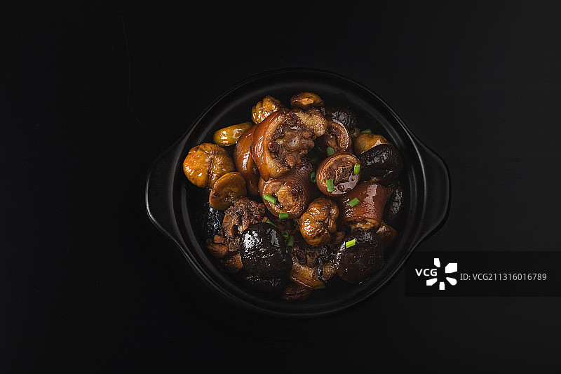 红烧猪尾巴图片素材