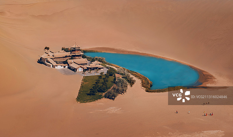 月牙泉图片素材