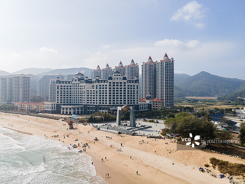 中国广东省汕头市南澳岛北回归线标志塔图片素材