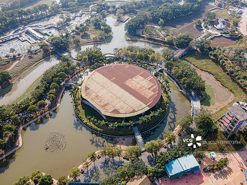 中国广东省佛山三水荷花世界旅游景区图片素材