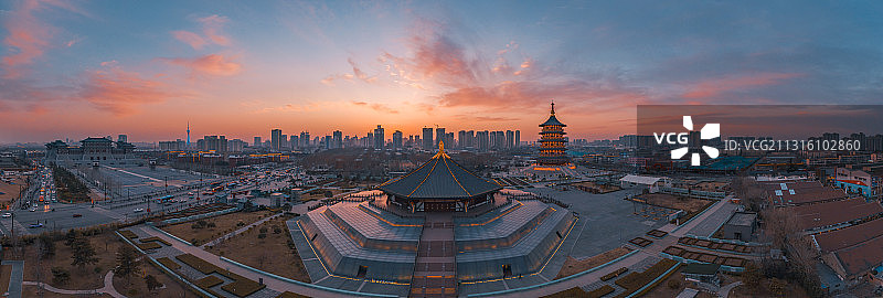 河南省隋唐洛阳城遗址公园天堂明堂景区图片素材