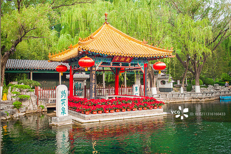 山东济南趵突泉景区图片素材