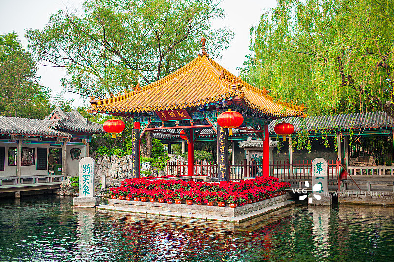 山东济南趵突泉景区图片素材