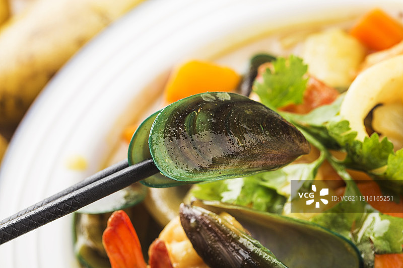 咖喱海鲜图片素材