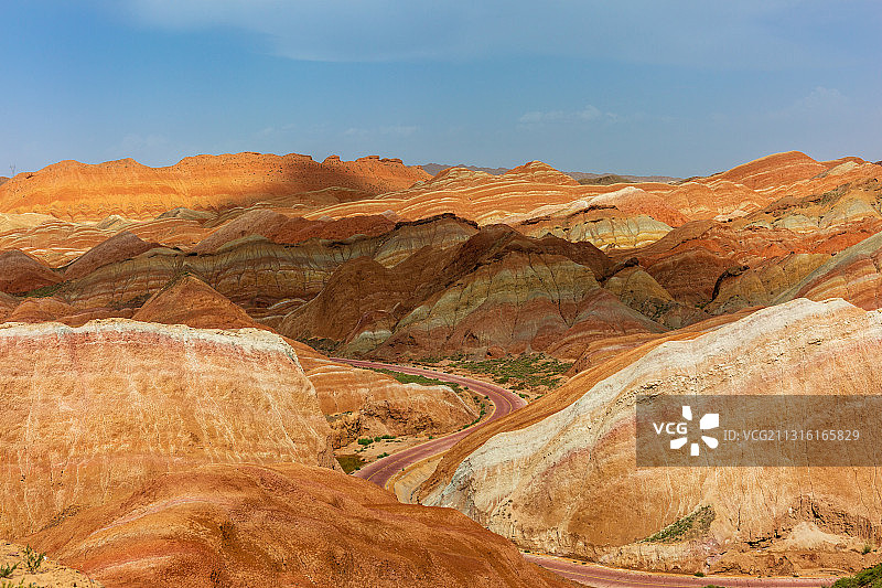 甘肃张掖丹霞地质公园图片素材