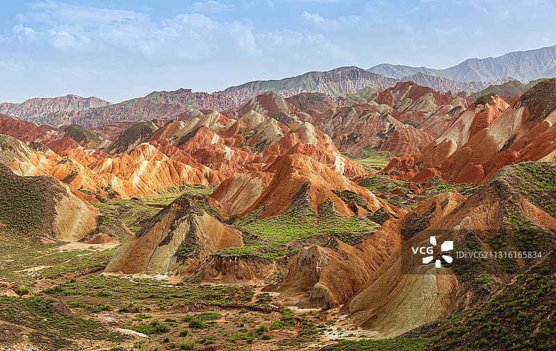 甘肃张掖丹霞地质公园图片素材