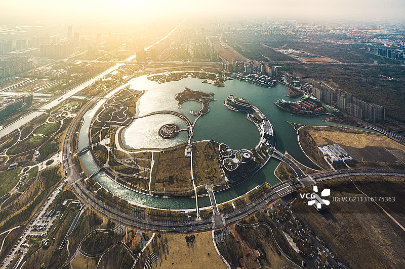 上海之鱼全景图片素材