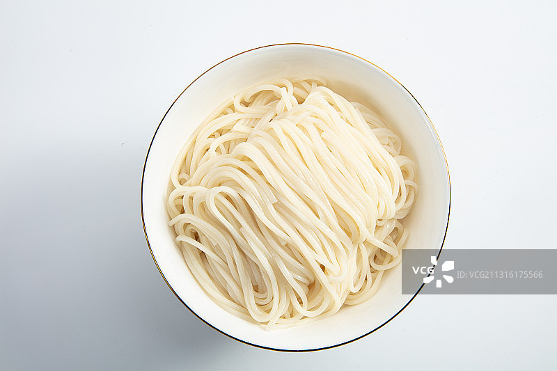 一碗白色清水面条图片素材