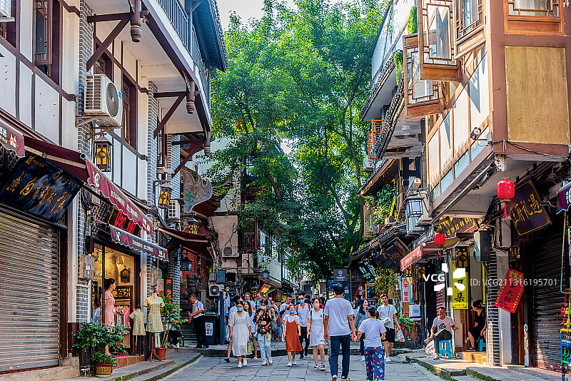 中国重庆磁器口古镇图片素材