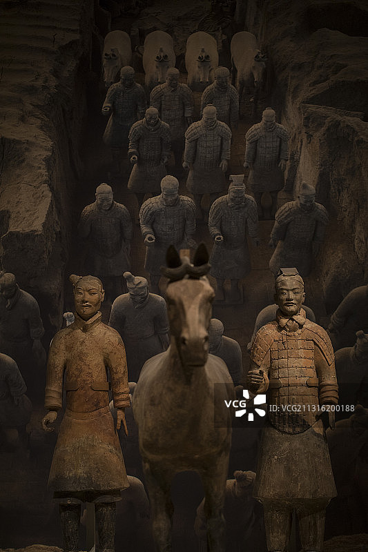 中国国家博物馆秦始皇兵马俑图片素材