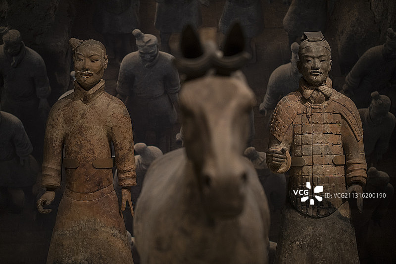 中国国家博物馆秦始皇兵马俑图片素材
