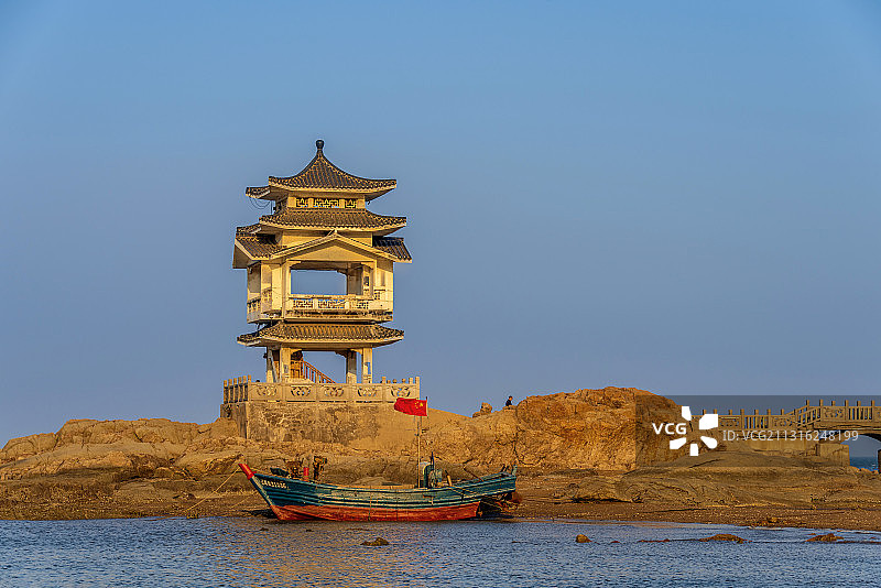 中国辽宁葫芦岛兴城海滨三礁揽胜图片素材