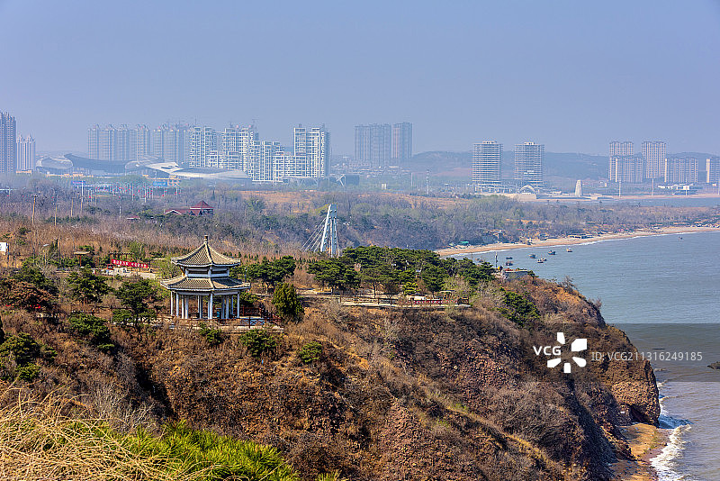 中国辽宁葫芦岛兴城龙回头图片素材