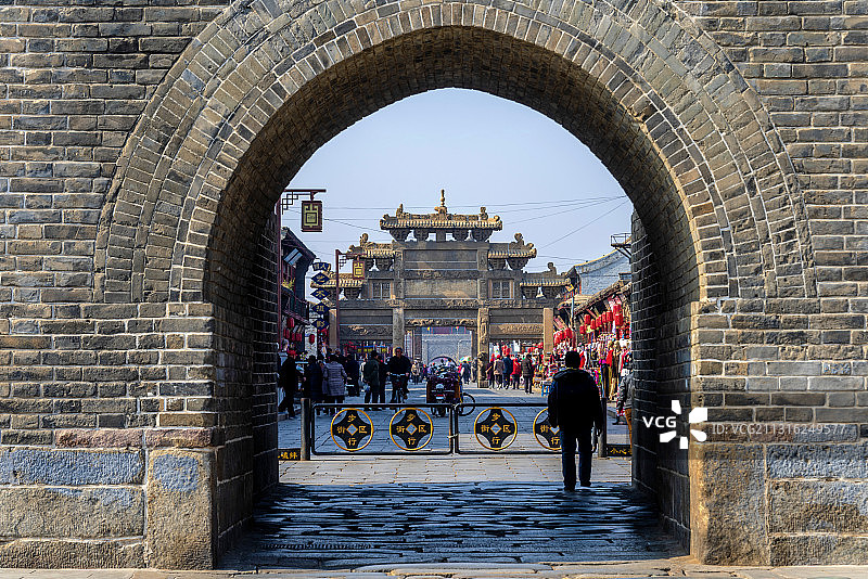 中国辽宁葫芦岛兴城古城延辉门图片素材