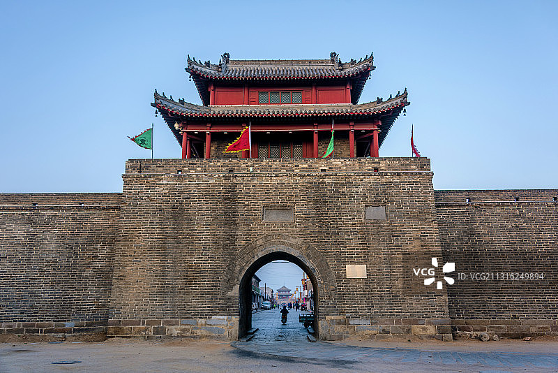 中国辽宁葫芦岛兴城古城永宁门图片素材