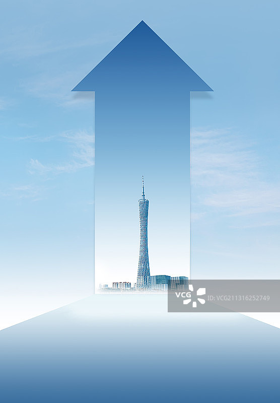 广州塔城市建筑背景图片素材