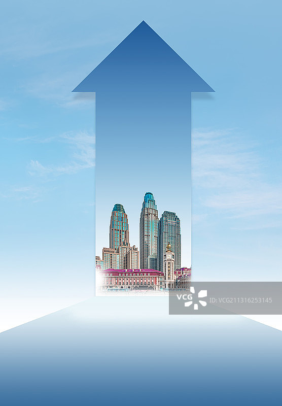 天津城市建筑背景图片素材