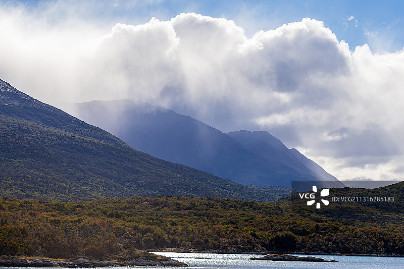 南美洲阿根廷乌斯怀亚的火地岛国家公园图片素材