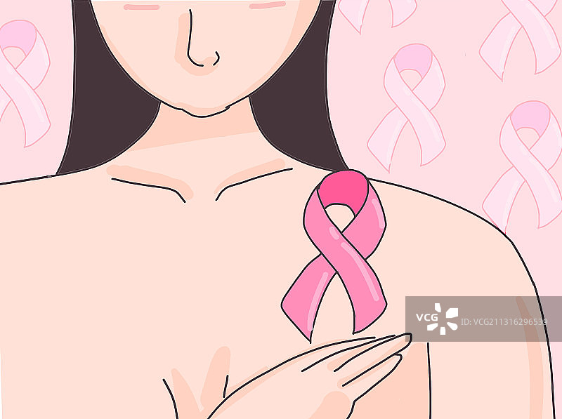 关注乳腺癌图片素材