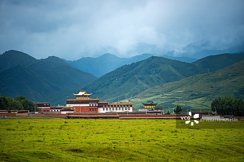 甘南 的寺庙图片素材