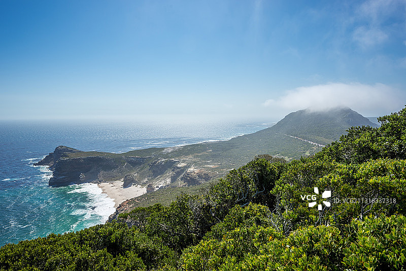 从好望角角点看到的景色图片素材