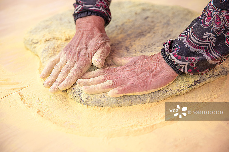 麻糍制作图片素材