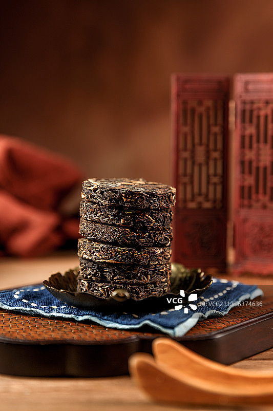 普洱茶饼图片素材