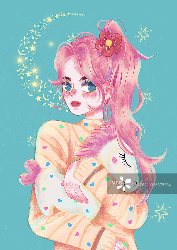 玩偶少女系列二爱心小马图片素材