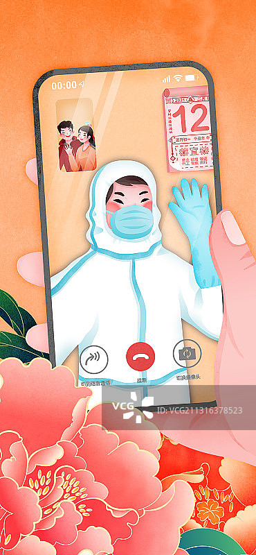 云过年-抗疫医生-视频图片素材