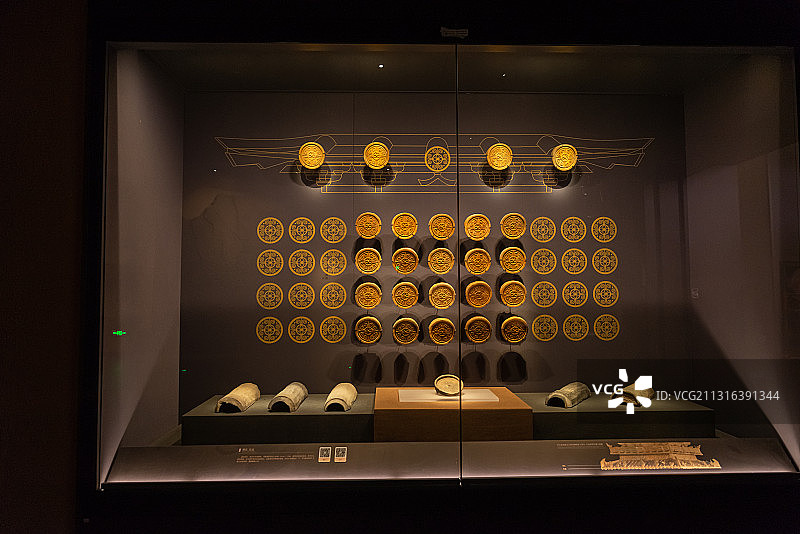 汉代建筑结构图片素材