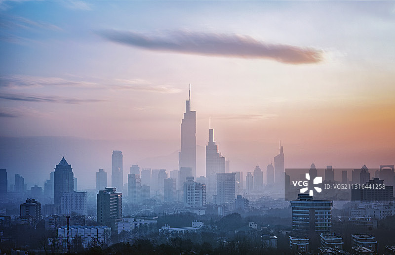 金陵晨曦图片素材