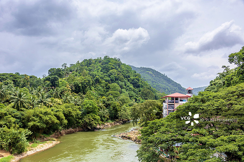 东南亚斯里兰卡康提郊区风光图片素材