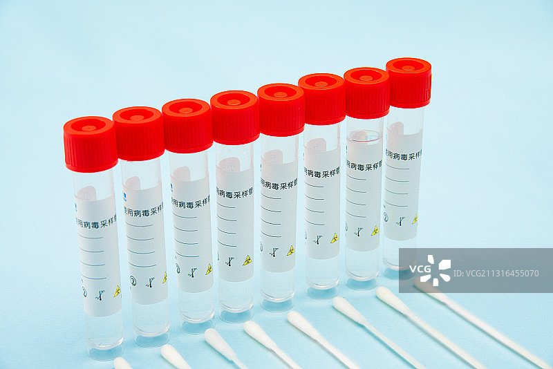 一次性病毒采集试管图片素材