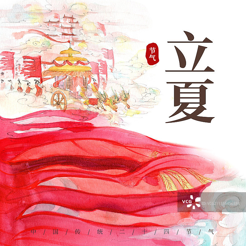 二十四节气之立夏图片素材