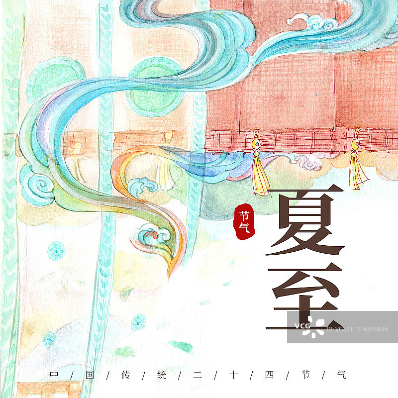 二十四节气之夏至图片素材