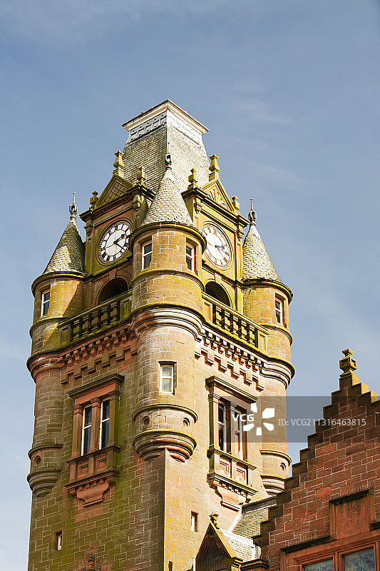 英国苏格兰洛克比市政厅图片素材