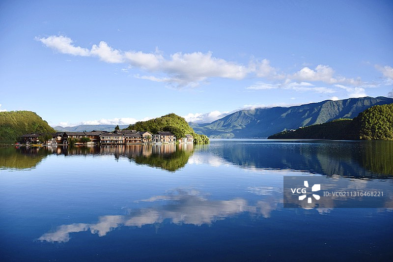 泸沽湖图片素材