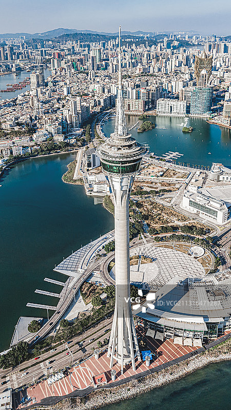 澳门地标建筑澳门旅游塔图片素材
